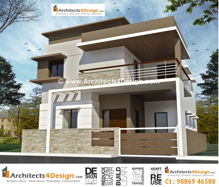 Duplex House Design 1500 Sq Ft, 1800 Square Feet Duplex House Plans India