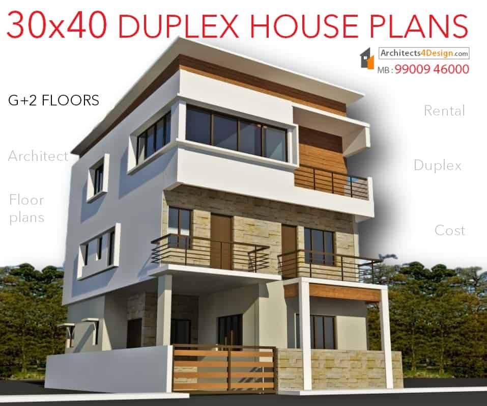  30x40  HOUSE  PLANS  in Bangalore for G 1 G 2 G 3 G 4 Floors 
